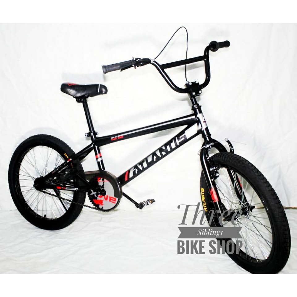 SEPEDA BMX ATLANTIS ROTOR REM TORPEDO 20 INCH WARNA HITAM MERAH