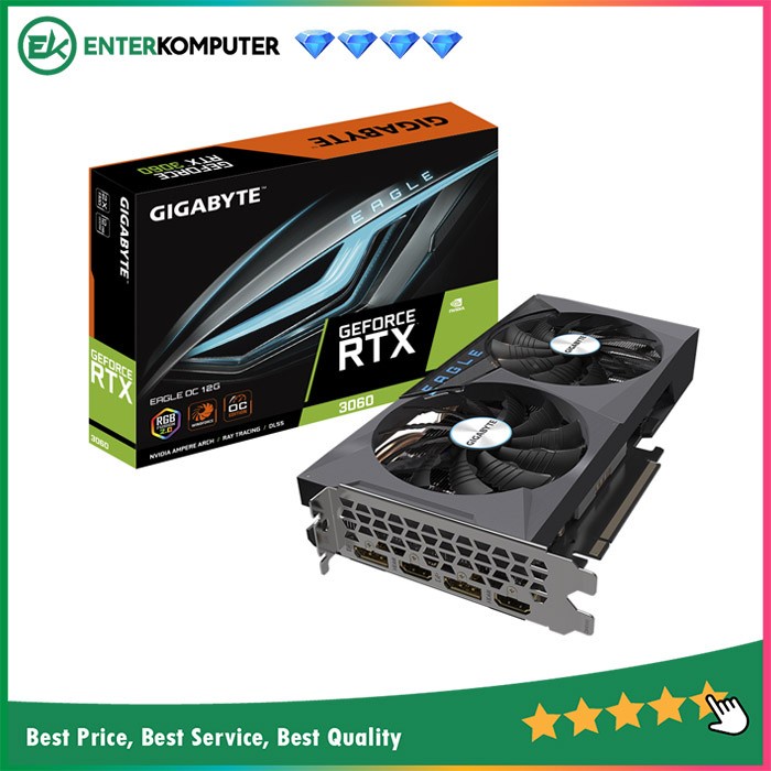 Gigabyte GeForce RTX 3060 12GB GDDR6 Eagle OC Rev2.0