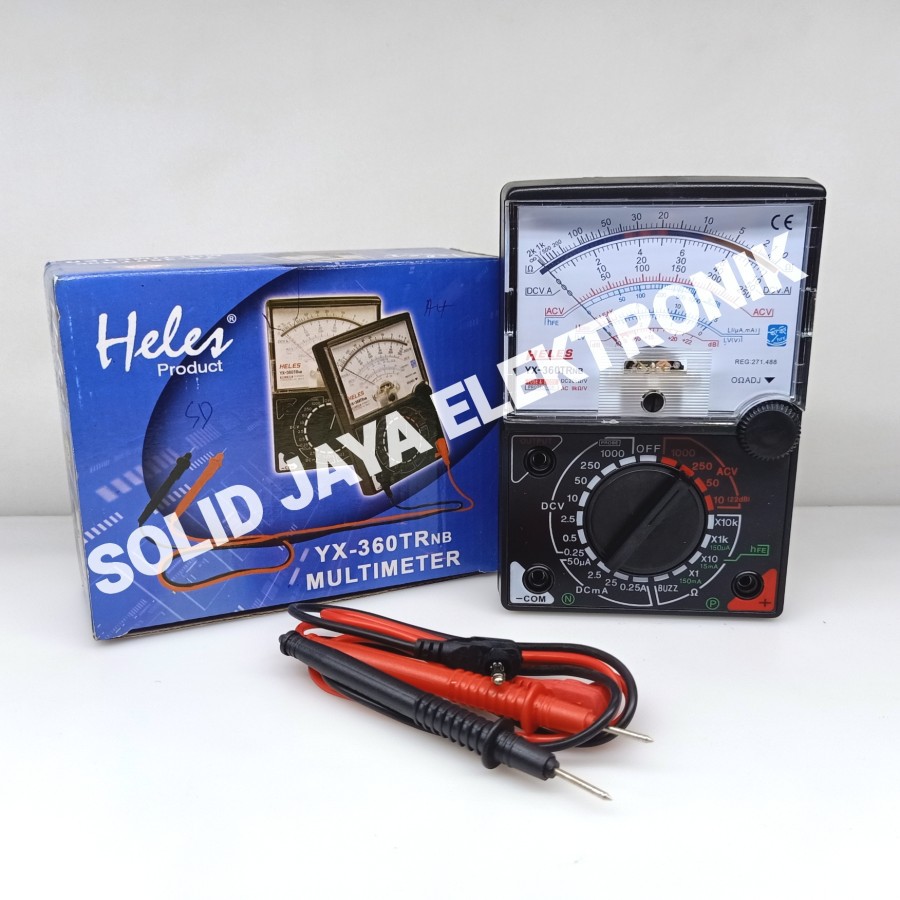 MULTI TESTER HELES YX-360TRNB ANALOG MULTITESTER METER AVOMETER YX 360 TRNB YX360 ASLI ORIGINAL