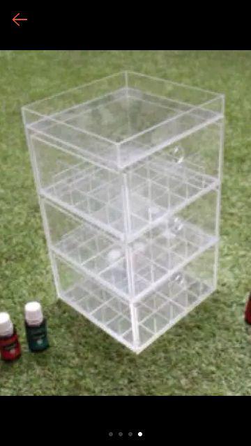 Box / Kotak / Rak Essential Oil Acrylic Isi 75. (laci 3tingkat) Termurah!!!