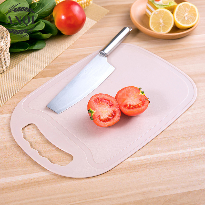 ANQI Talenan Antislip Bahan PP Food Grade Buah Sayur Jerami Gandum Cutting Board Talenan Bahan T-VS