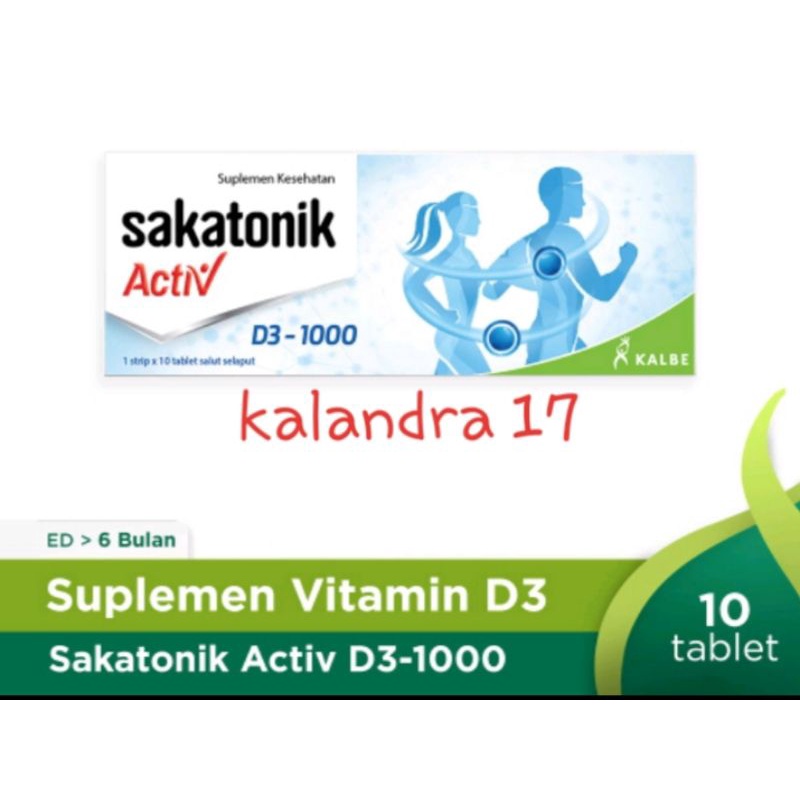 vitamin d3 1000iu sakatonik aktiv d3 1000iu
