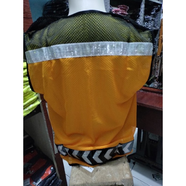 ROMPI SAFETY PU JARING DOBLE TEBAL KUNING