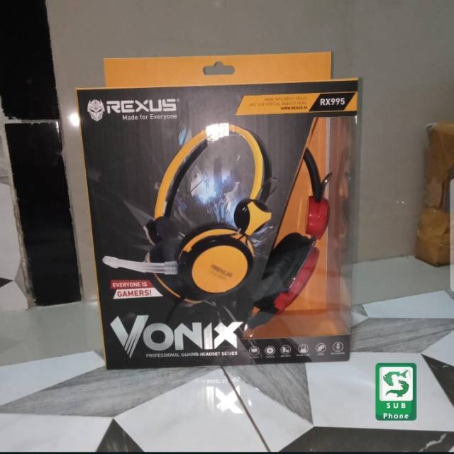 HEADPHONE HEADSET GAMING REXUS RX995
