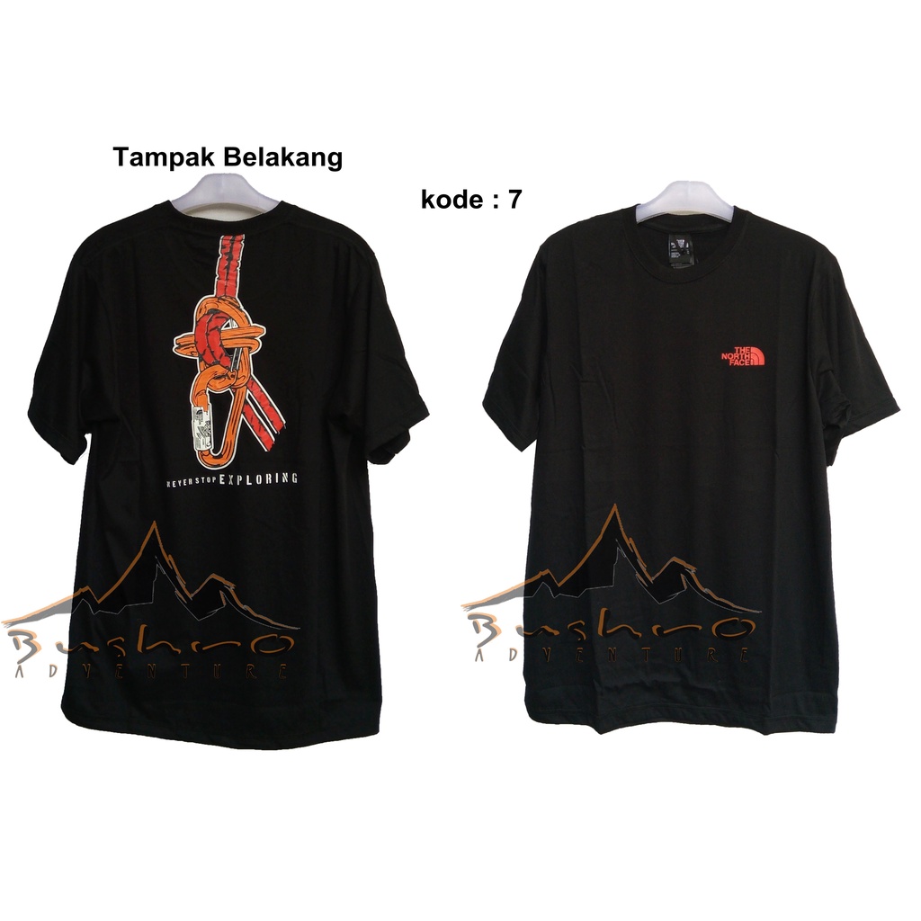 Kaos Outdoor The North Face atau Kaos gunung Kode-15