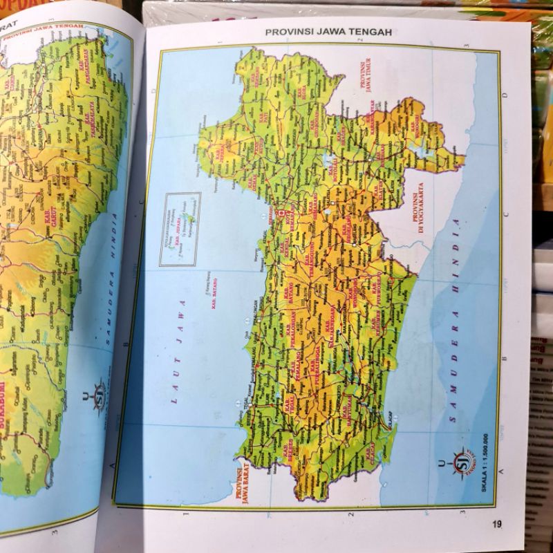 Edisi Terbaru !!! Buku Atlas Indonesia dan Dunia Edisi 34 Provinsi di Indonesia Untuk SD, SMP, SMA, DAN UMUM