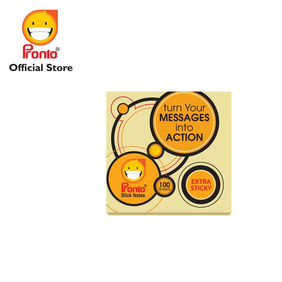 

Pronto Sticknotes Standard Yellow (75 X 75 mm)
