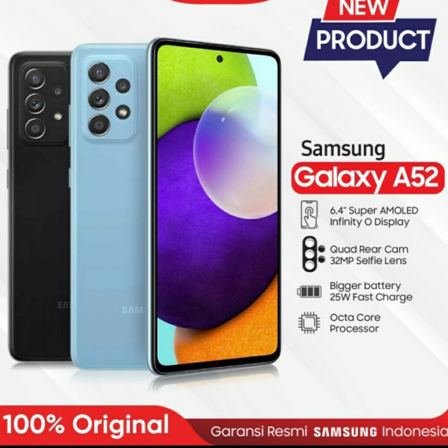 Samsung Galaxy A52 8/128 Ram 8GB Internal 128GB Garansi Resmi