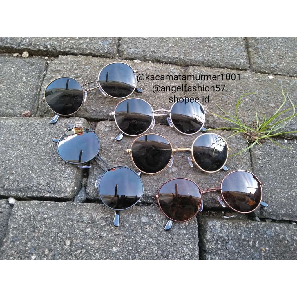 KACAMATA HITAM PRIA KACAMATA HITAM BESI BULAT