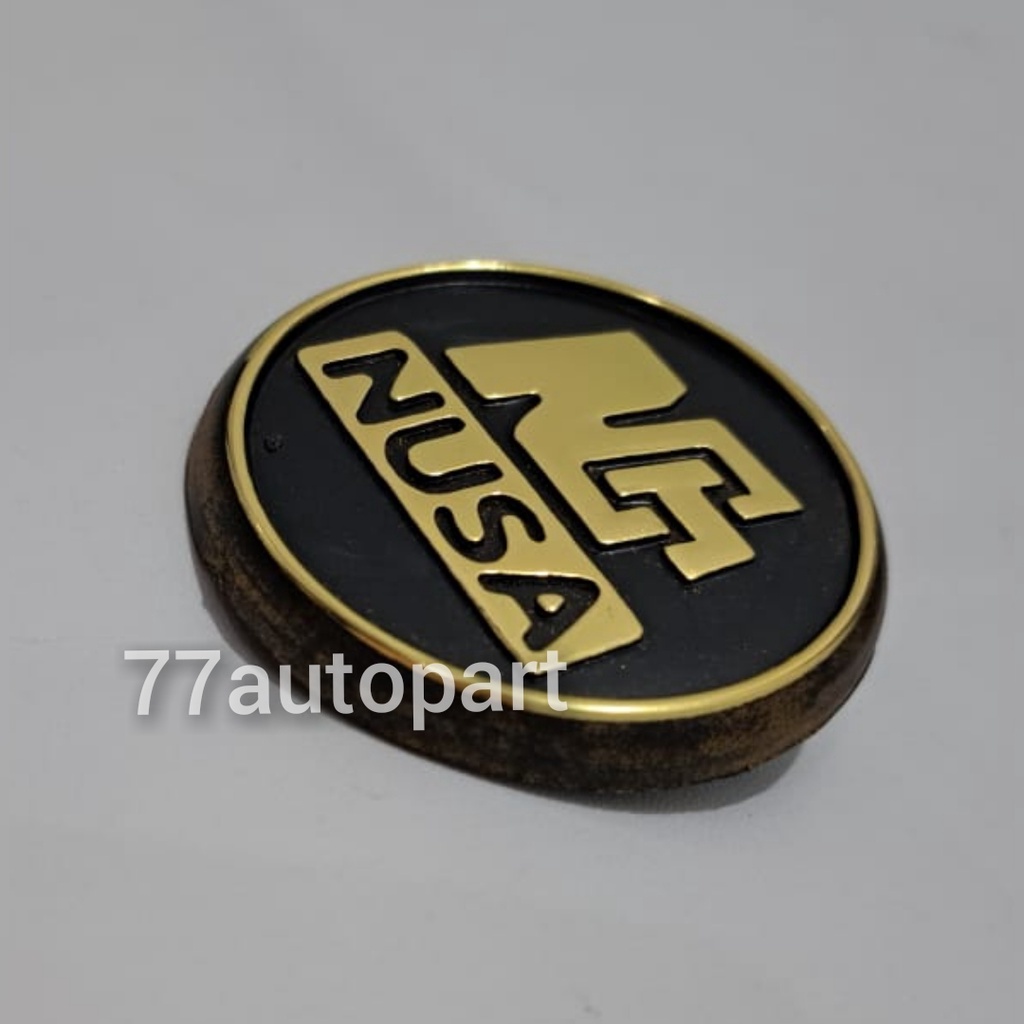 emblem logo mobil nch bulat untuk kijang super kijang grand