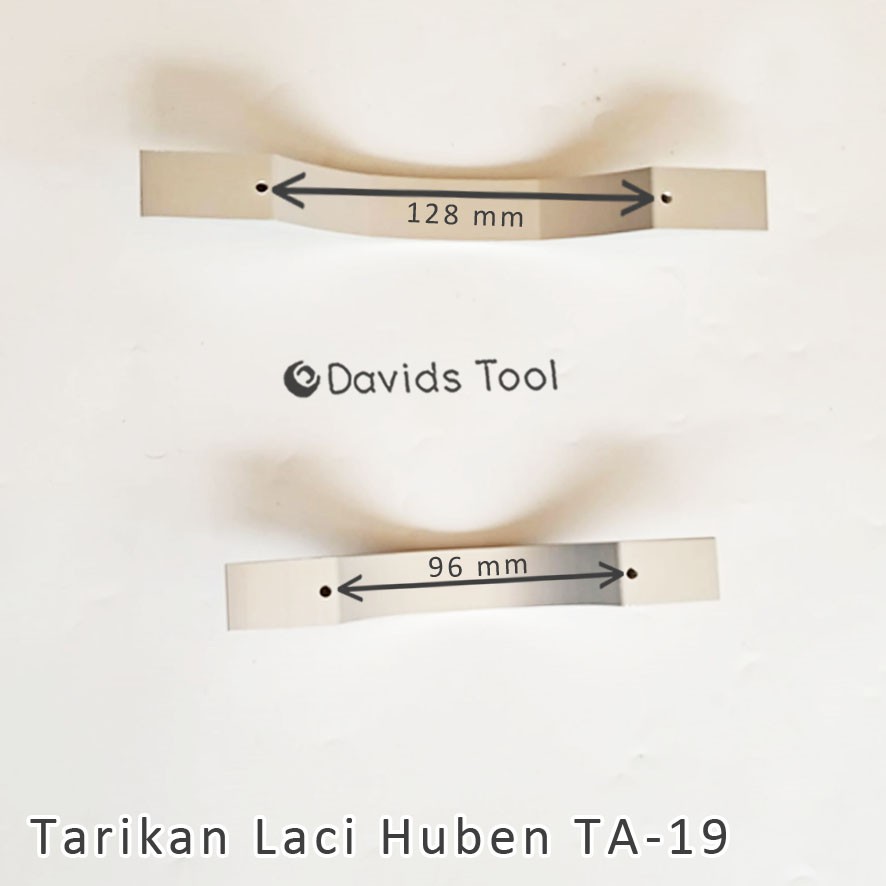 Tarikan Laci Handle Lemari Huben Aluminium Ta 19