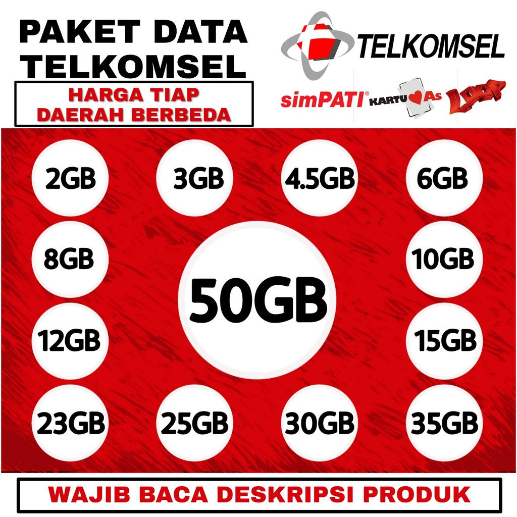 INJECT Paket Data Telkomsel Flash BESTDEAL & BULK ...