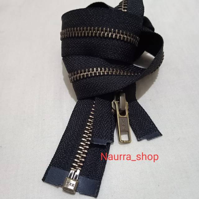 RESLETING JAKET YKK 100 CM GIGI BESI ATG / BAKAR ORIGINAL