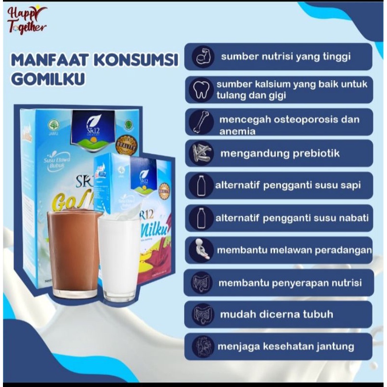 

Susu Go Milku SR12 Coklat/ Susu kambing etawa bubuk rasa coklat