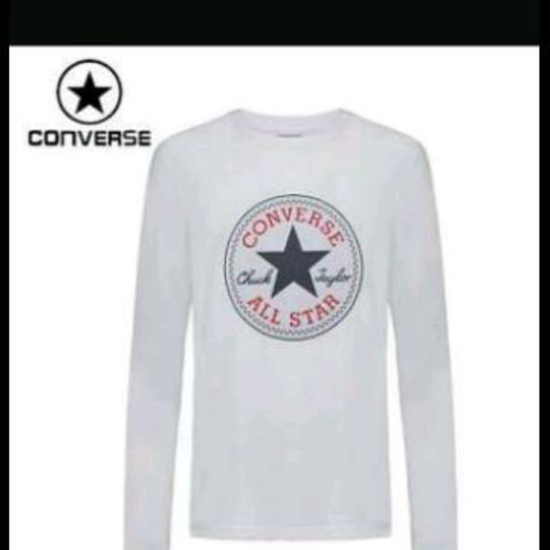 tshirt kaos converse lengan panjang