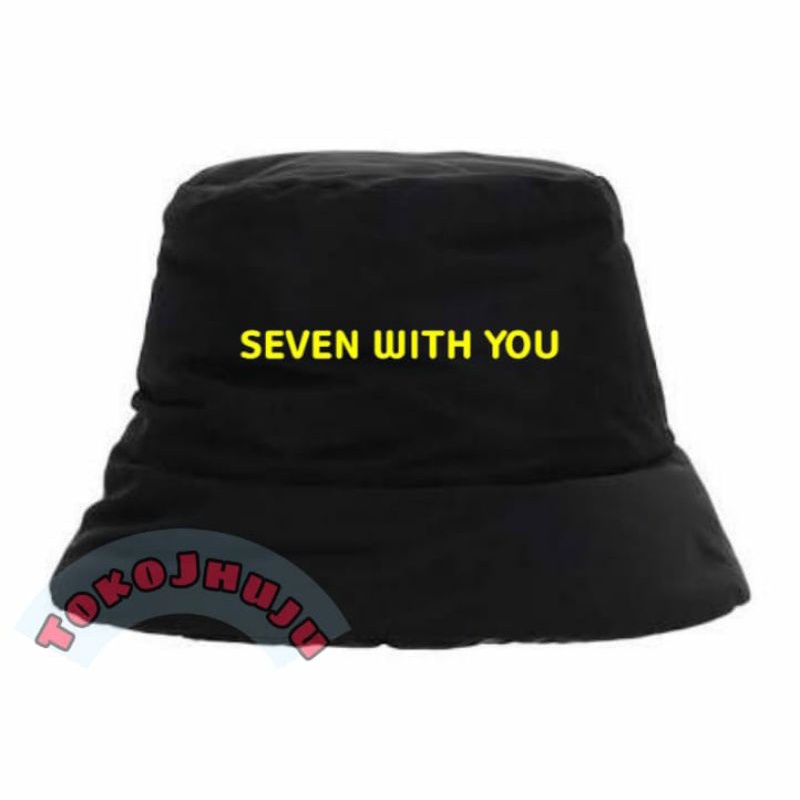 Topi Bucket / Bisket Hat BTS Jimin SEVEN WITH YOU