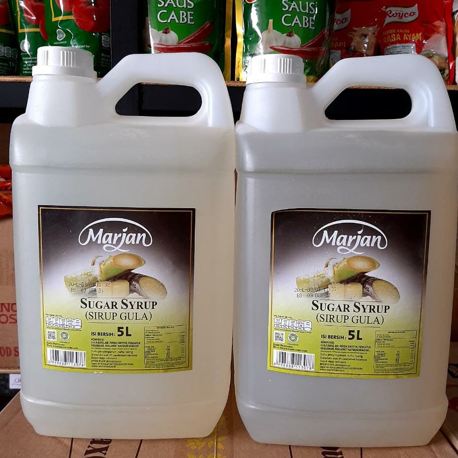 

Sirup Marjan 5 Liter / Gula Cair