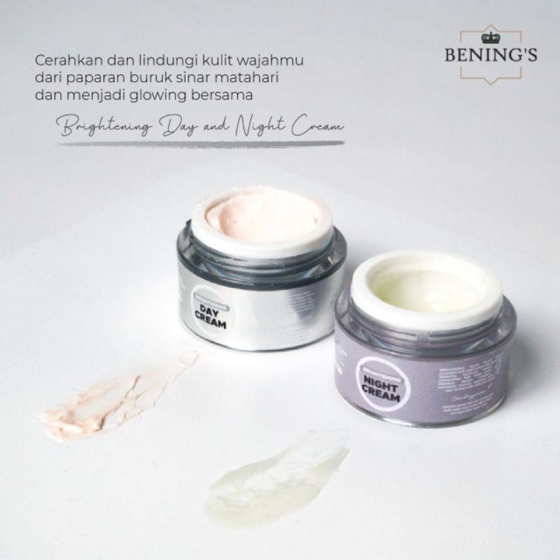 Brightening Night Cream Benings Skincare by Dr Oky (Benings Clinic indonesia) Niacinamide,