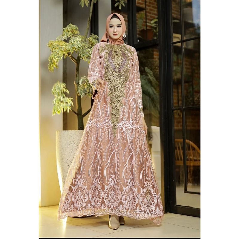 GAMIS LUMINA DRESS // GAMIS TULLE BRUKAT // GAMIS PESTA // BAJU KONDANGAN WANITA