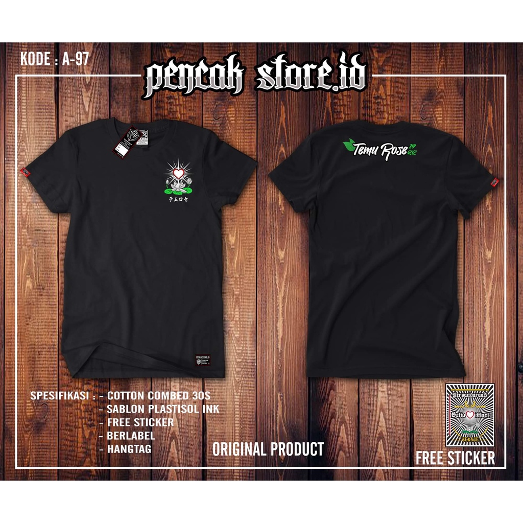 KAOS PSHT TEMU ROSE SIMPEL DISTRO