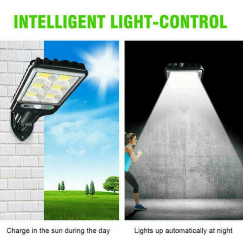 Lampu Dinding Waterproof LED Solar Street Lights Lighting Super Terang Untuk Rumah Taman Teras Jalan Halaman Outdoor 360derajat Rotatable