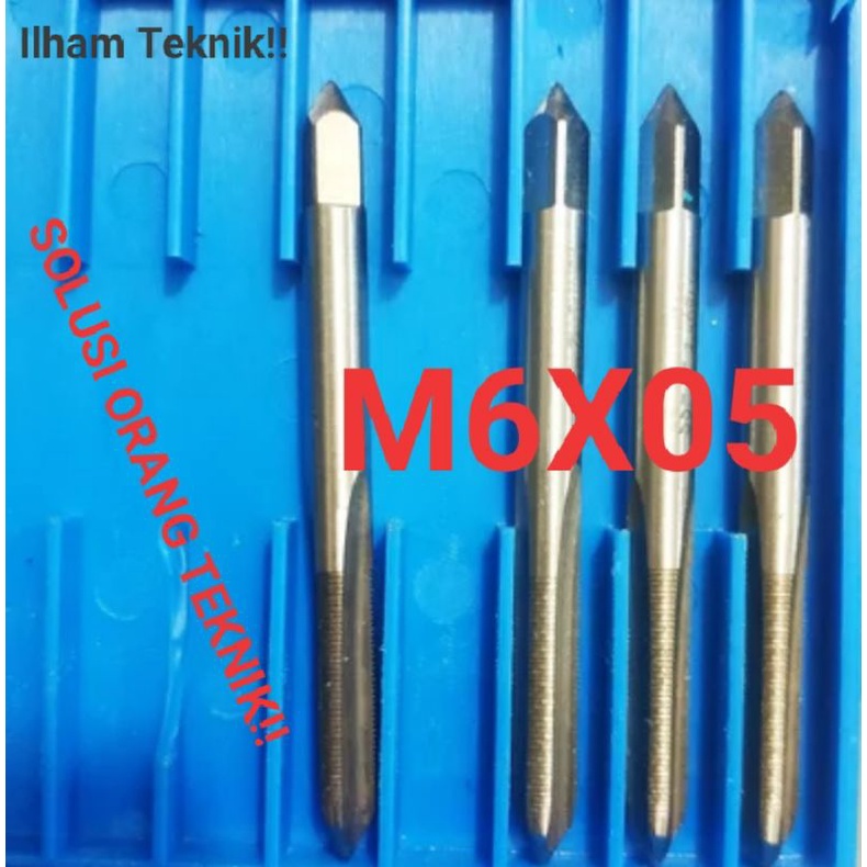 tap.hand tap.tap karburator.tap baut setelan angin karbu matic.metic.metik. m6x0.5
