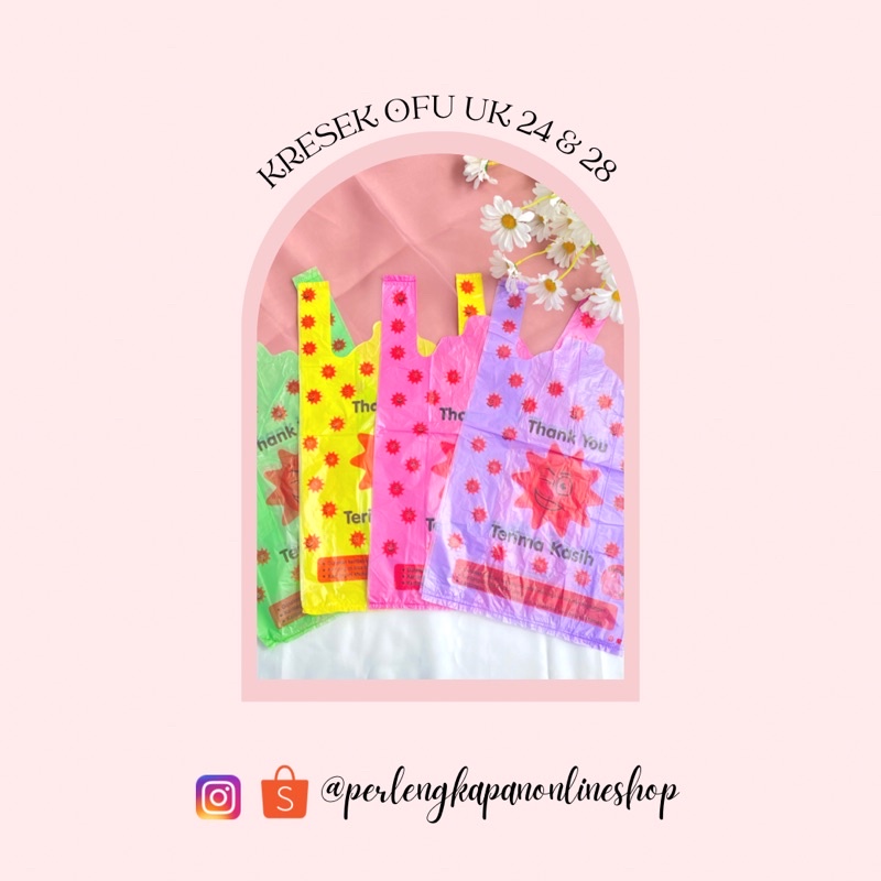 Kresek Smile Ufo / Kantong Kresek Motif / Plastik Motif / Kantong Kresek Warna Thank You