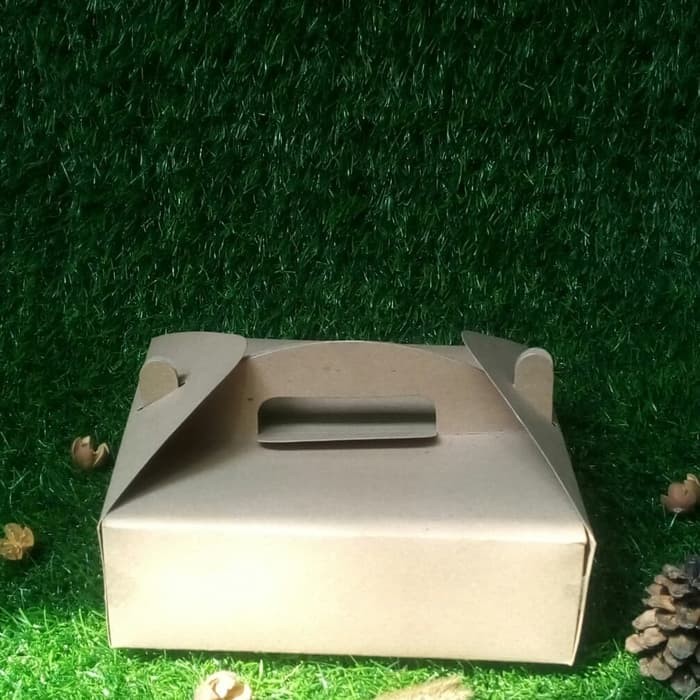 

READY STOCK TAS GABLE BOX PERSEGI PACKING SOUVENIR 280gr 18 X 18 X 5,5 cm