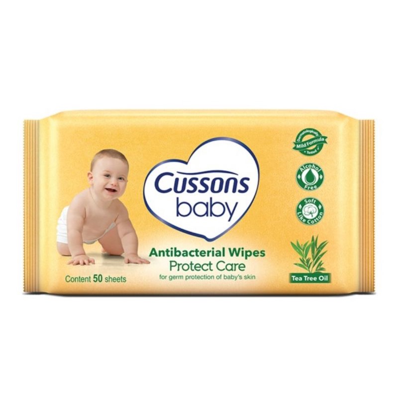 Cussons Baby Wipes 50s Beli 1 Gratis 1/Tisu Basah Bayi/Wet Tissue