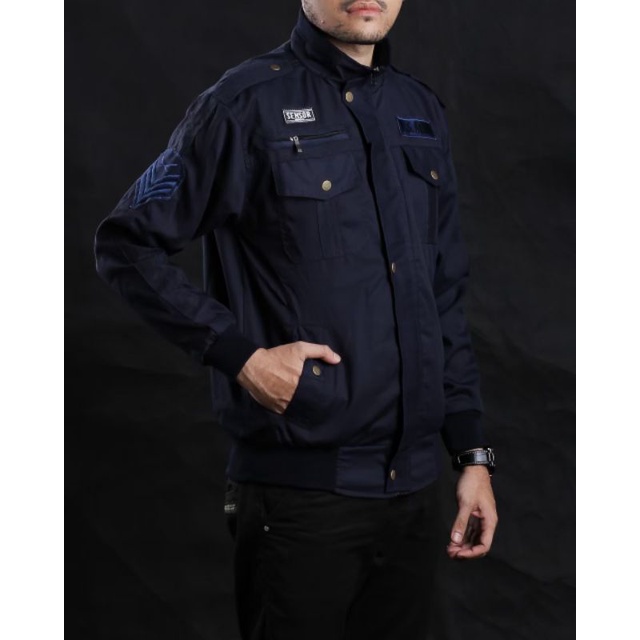 Jaket pria - Jaket bomber pria Trendy SENSOR Original - Jaket Pria NEW Outdoor Camvas Elegant