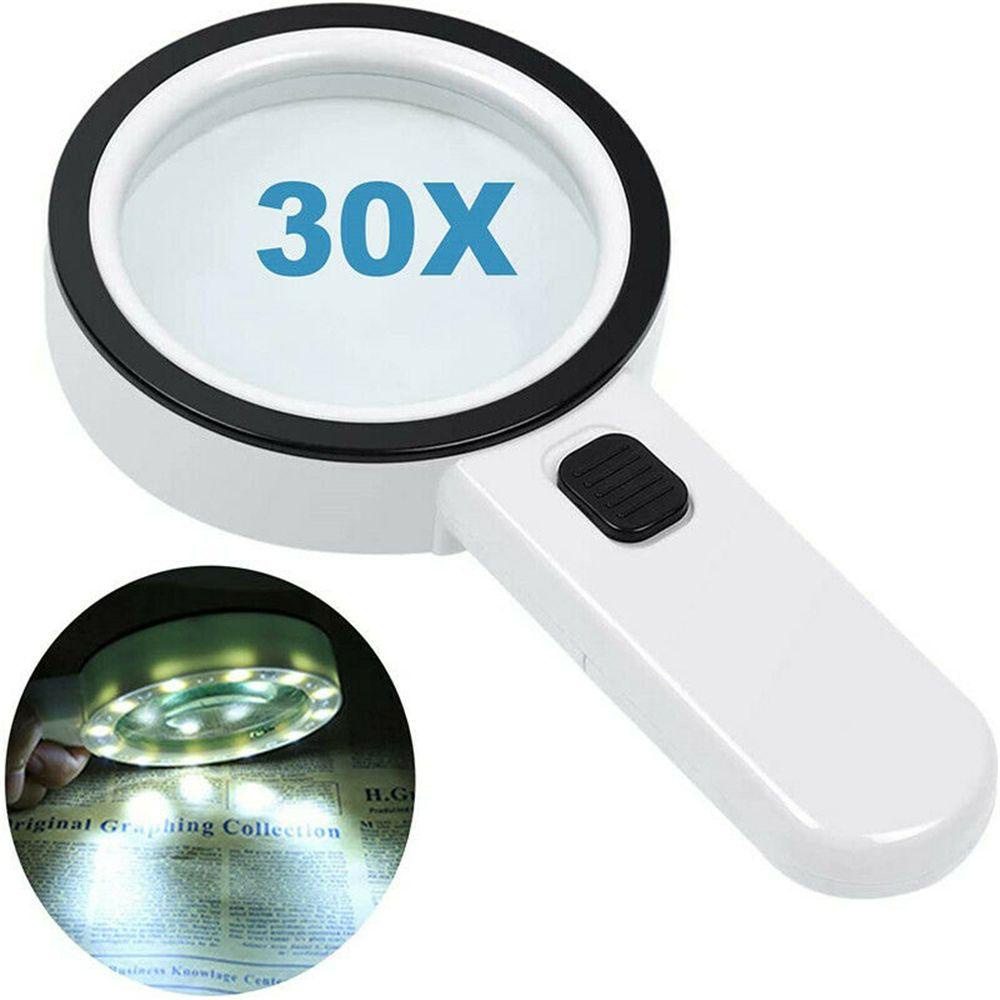 POPULAR Populer Magnifier New Reading Jewelry Repair Tool Dengan LED Menyala