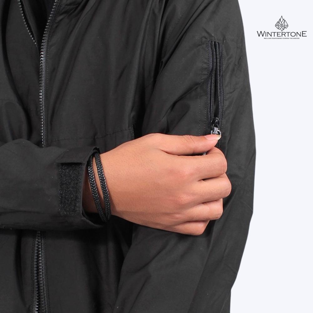 Jaket Outdoor Pria Jacket Gunung TAD Waterproof Hitam Polos Distro Original Anti Air Jaket Hiking