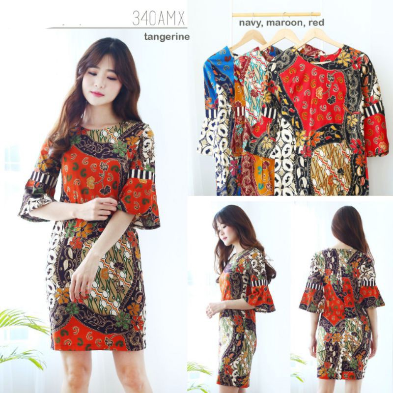 (6pc) Dress Batik