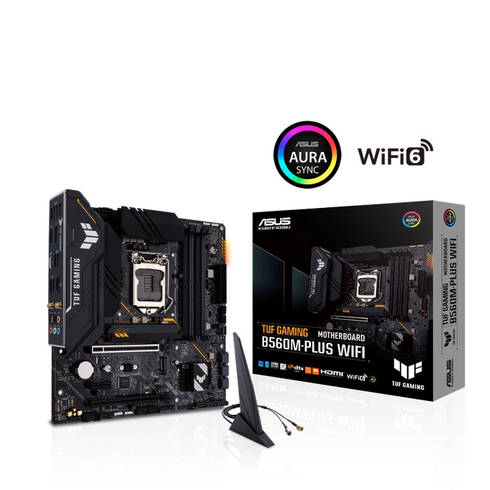 MOTHERBOARD ASUS TUF GAMING B 560 M PLUS WIFI - INTEL SOCKET 1200 murah