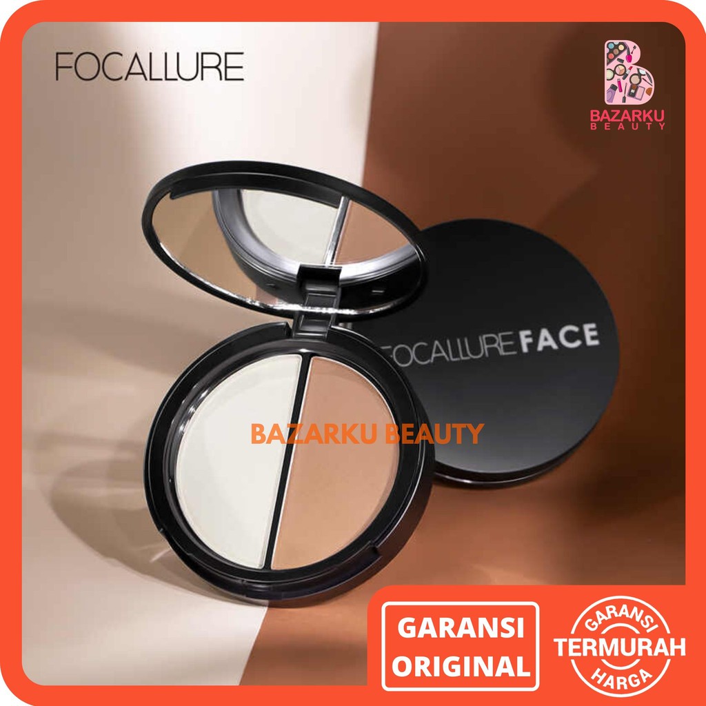 Focallure Bronzer Duo Contour And Highlighter Focallure Contour Focallure Contour Powder Focallure Highlighter Focallure Highlighter Powder Focalure Focallur Fucallure Foccalure