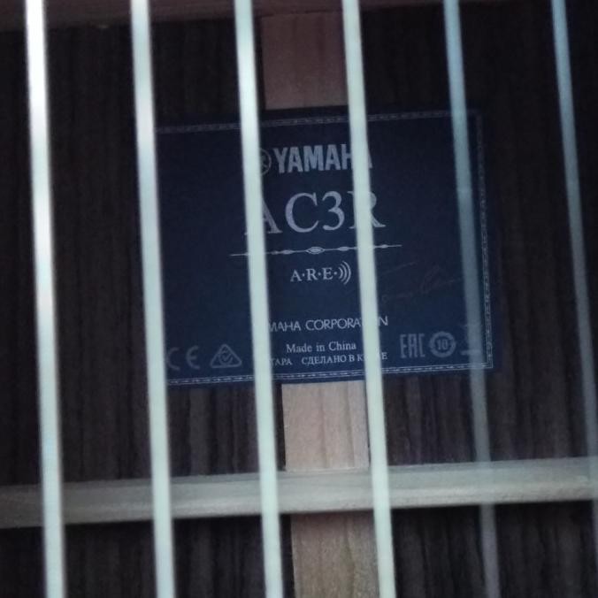 Yamaha Ac3R Are Gitar Akustik Elektrik - Vintage Natural Wishluck.Storeid
