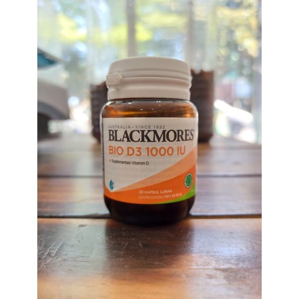 Blackmores Vitamin D3 1000iu 1000 IU isi 60 Kapsul 60caps / Bio D3 IU isi 30 Kapsul 30caps - Multivitamin Suplemen Daya Tahan Tubuh