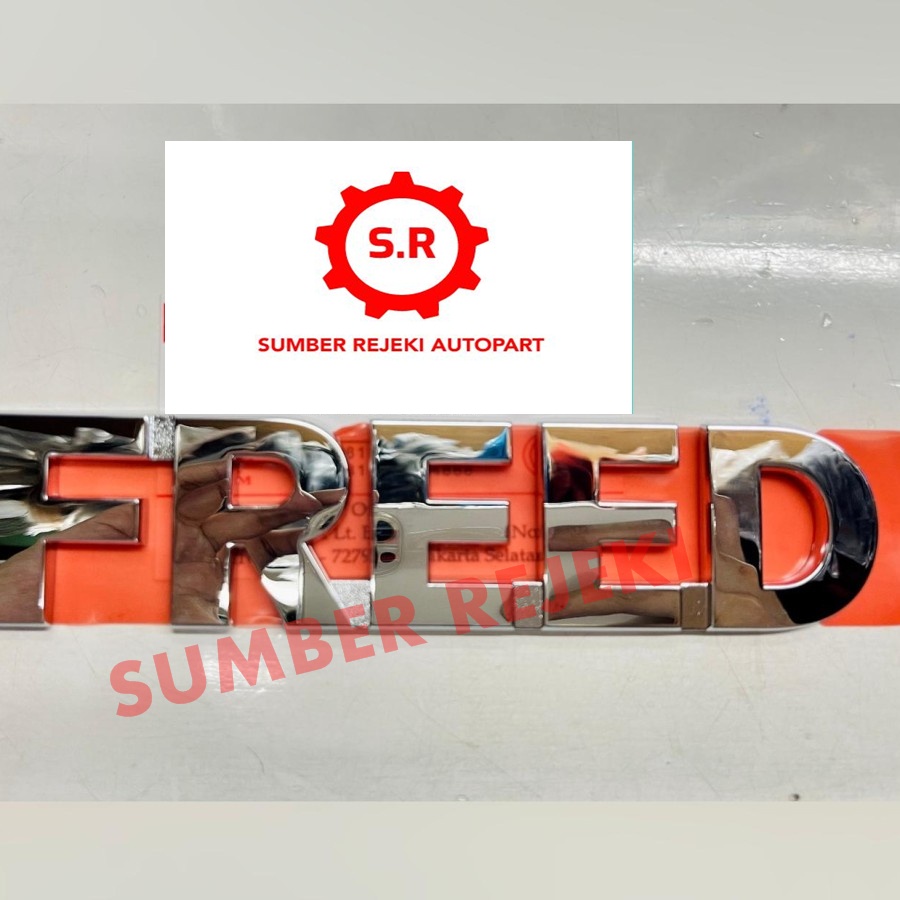 EMBLEM FREED HONDA/ ORIGINAL / LOGO HONDA FREED / MOBIL HONDA FREED