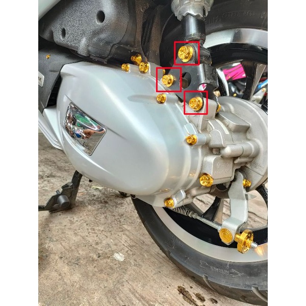 NACOM Baut Shock Belakang Vespa Matic  { STANDAR