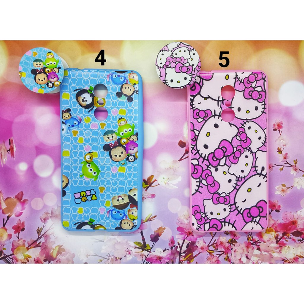 Softcase Disney Popsocket Popsoket Redmi 5 Redmi 5plus  RedmiNote5 pro MiA1 Mi A1