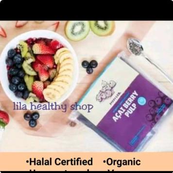 

Buah | Organic Pasteurised Acai Berry Pulp (Frozen) 400G
