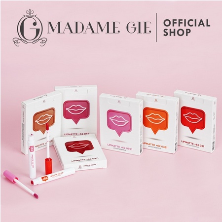 MADAME GIE Lip Matte +62 / Lipstick Lip Cream Madame Gie