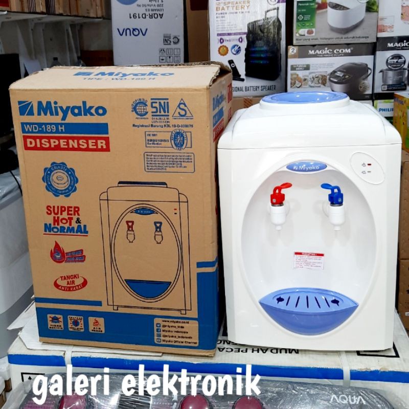 Dispenser air panas dan normal Miyako WD 189