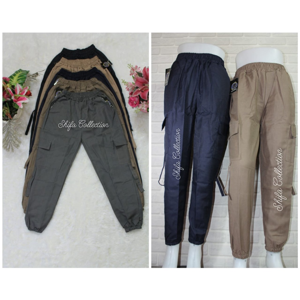 Celana Gunung Wanita / Celana Cargo Wanita / Celana Premium Cargo Wanita / Celana Best Friends / Celana Panjang Wanita / Celana Joger Cargo Wanita / Celana Cargo Katun Twill Combad Diamonds Stread Standar Jumbo Super Jumbo BB ± 40-100 kg