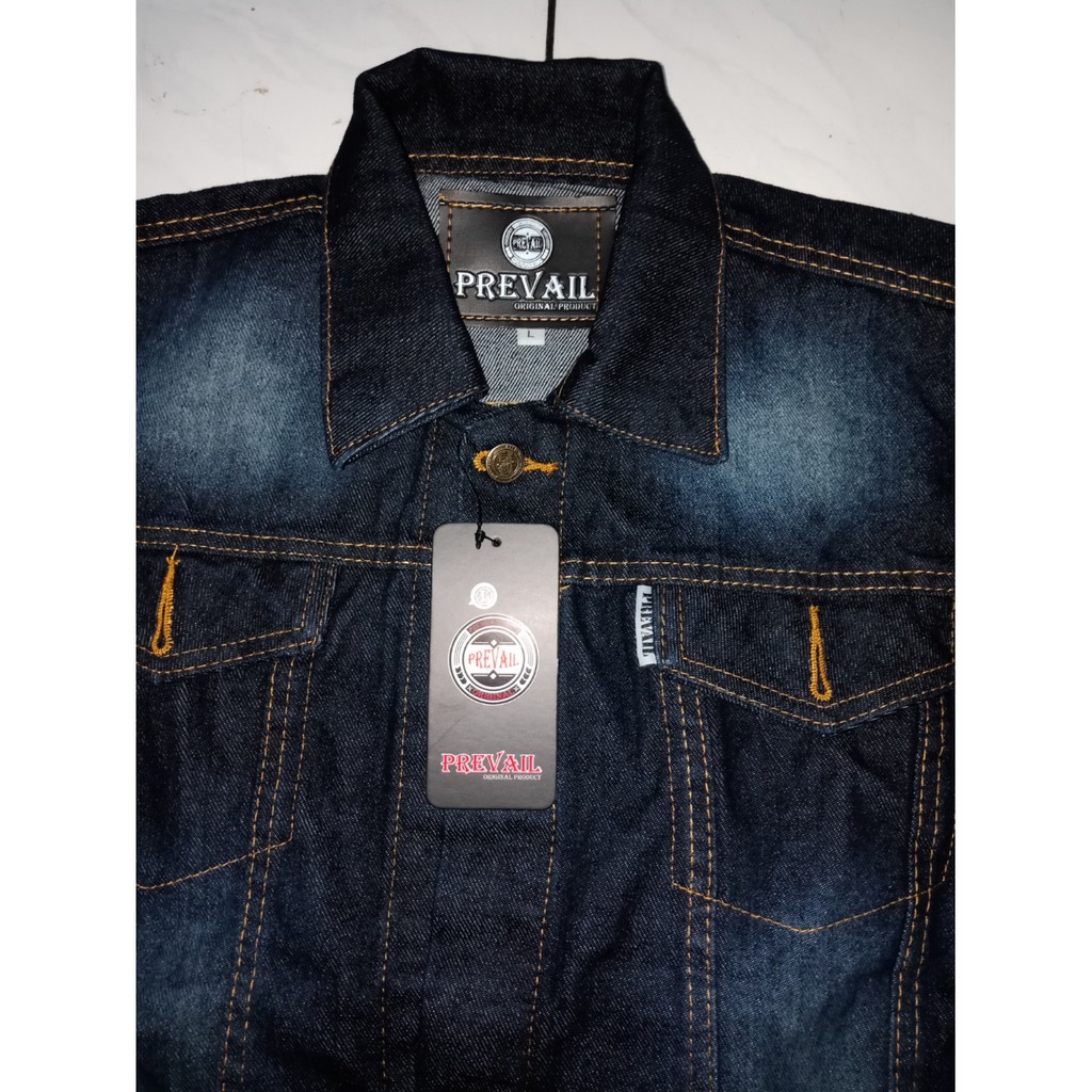 Jaket jeans pria jaket jeans prevail washing