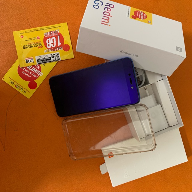Redmi Go warna Biru Second Mulus