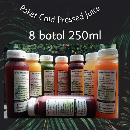 

(BISA COD) Paket Cold Pressed Juice Detox