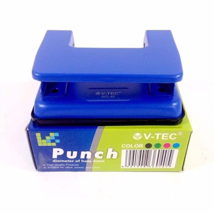 

Pembolong Kertas (Punch) V-Tec No. 40 Sedang