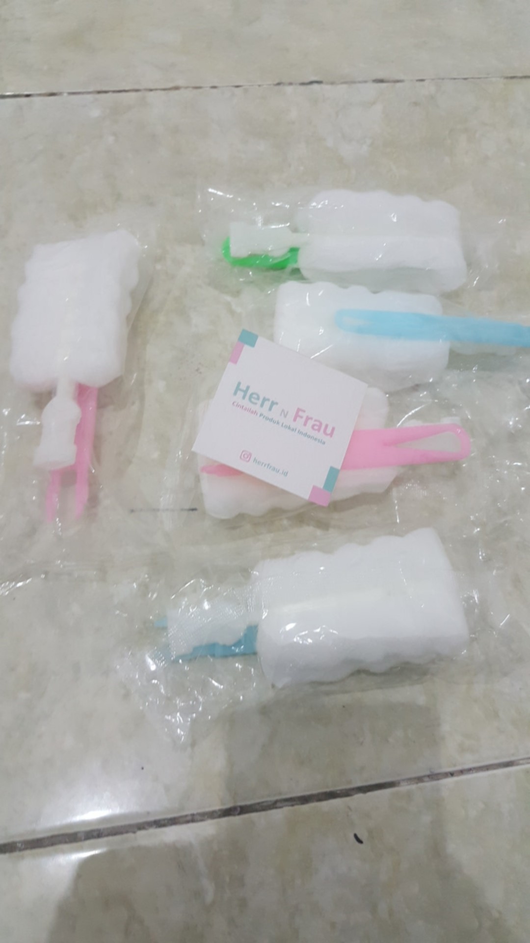 Sikat/tongkat Spon Pembersih Botol