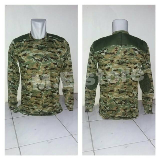 Kaos loreng linud/kaos loreng linud lengan panjang/kaos army